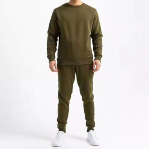 Conjunto Deportivo para Hombre de la Mejor Calidad, Ropa de Invierno Gruesa, Logotipo Personalizado, Cuello Redondo, Mangas Largas, Talla Regular, Ropa para Exteriores - Product Image 1