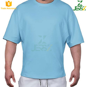 Premium Custom Logo 260GSM Heavyweight Regular Fit Hombres 100% Algodón Camiseta Formal Tallas grandes Secado rápido Transpirable - Product Image 2