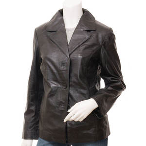 Chaquetas de Cuero para Mujer, 100% Satén de Alta Calidad, Diseño Personalizable, Material Transpirable - Product Image 1
