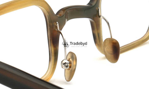 Horn <b>Eyeglasses</b> Unisex Handcrafted Striped Natural <b>Frames</b> Premium Quality for Youth Professional Look Tradebyd - Product Image 4