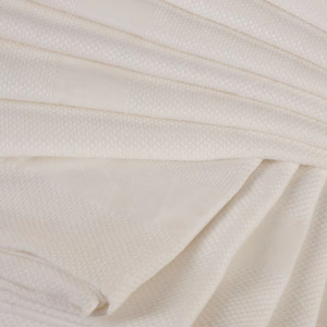 100% ensemble de serviettes en satin de coton à séchage rapide serviette en lin solide blanc tissé pour la maison hôtels restaurants utilisation durable de la cuisine - Product Image 1