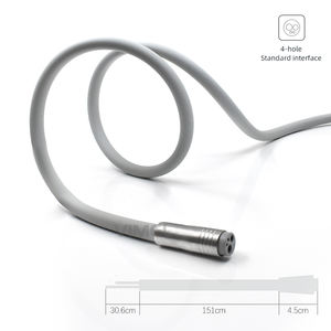 Tubo per Manipolo Dentale a 4 Fori in Gel di Silicone Morbido con Connettore per Unità Odontoiatrica, Tubo Flessibile per Manipolo Dentale - Product Image 3