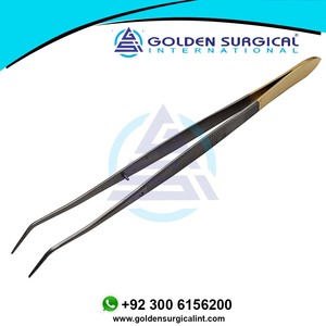 Pinzas Meriam Tweezer College, Pinzas Dentales, Pinzas Quirúrgicas con Punta Angulada, Instrumentos TC, Pinzas Quirúrgicas - Product Image 3