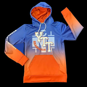 Sweat-shirts à capuche unisexes en polyester 100% léger, réversible, avec impression intégrale par sublimation, logo personnalisé pour équipe sportive masculine - Product Image 1