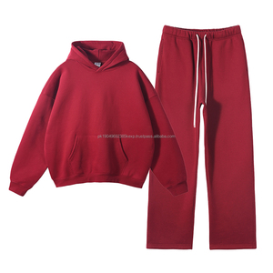Conjuntos de Sudadera con Capucha y Pantalones Deportivos de Felpa Gruesa de 350 g/m², Estampados con Serigrafía y Bordado Personalizado, para Hombre - Product Image 3