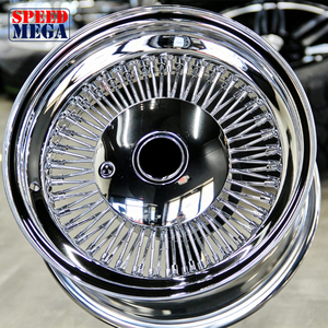 ล้อแม็กซ์โครเมียม 15x7 ขอบ 80 ก้าน แบบยึดติดโดยตรง สำหรับรถยนต์ Buick Chevrolet Cadillac รุ่นคลาสสิก ล้อฟอร์จคุณภาพพรีเมียม - Product Image 1