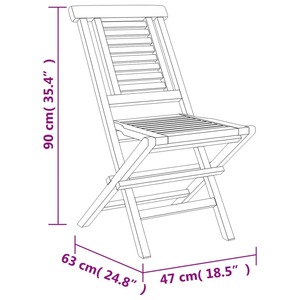 Natural Teak Wood <b>Folding</b> Octagon <b>Table</b> and Chair Minimalist Design for Outdoor Dining Hotel and Villa Use - Product Image 4