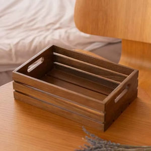 Boîte de rangement en bois fabriquée à la main parfaite pour garder les bibelots de bijoux ou les souvenirs en sécurité Design élégant avec une finition en bois naturel. - Product Image 1