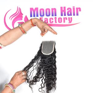 Super Premium Qualité Fermeture Cheveux Bouclés Vague Douce Longue Durée Lisse Soyeux Épais Pleine Exportation à vendre du fournisseur d'usine - Product Image 3