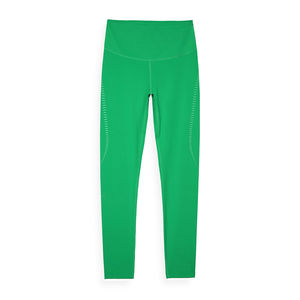 Mallas de entrenamiento deportivo sin costuras para mujer, pantalones de Yoga deportivos transpirables de secado rápido con tela de punto de malla - Product Image 6