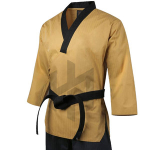 Uniforme de Karate Personalizable de Alta Calidad, 100% Algodón, Ligero, Transpirable y de Secado Rápido para Adultos, Servicio OEM, Ropa de Artes Marciales - Product Image 2