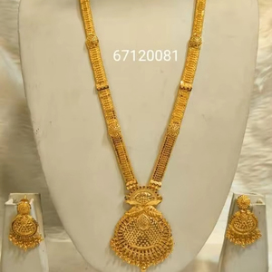 Conjunto de pendientes de Collar chapado en oro de 24 quilates de moda Vintage de inspiración italiana enviado directamente EE. UU. Francia España Turquía Comoras Mayotte - Product Image 1