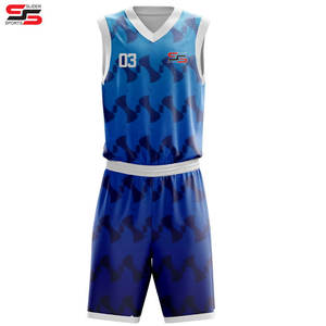 Men Personalized Customizable 100% Polyester Reversible Basketball Jersey Cheap Breathable Training Sportswear Uniform Set - Product Image 5