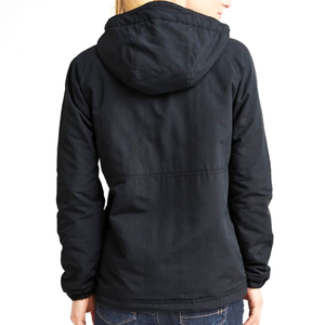 Chaquetas anorak de estilo deportivo de Invierno para mujer, logotipo personalizado, transpirable, con cuello levantado, rompevientos, estampado sólido, venta al por mayor de fábrica - Product Image 2