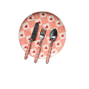 Emballage élégant en gros fabriqué en Inde personnalisé, ensemble de couverts en métal en acier inoxydable plaqué argent pour mariage, cadeau de restaurant - Product Image 2