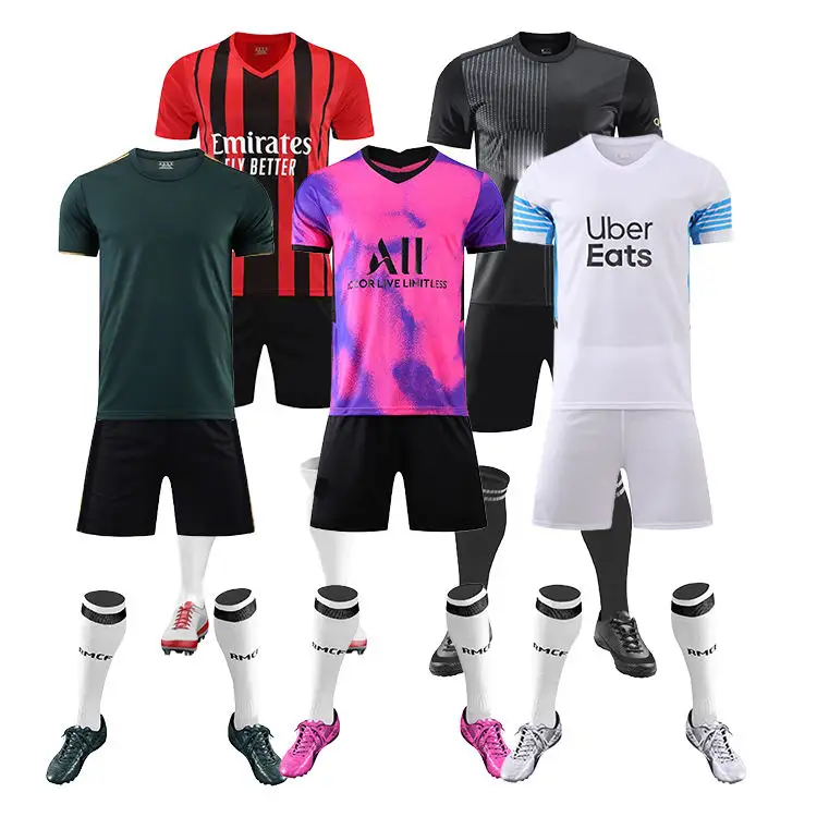 Custom Design Football Uniforms Sublimation Football Jersey & Shorts Sports Men Soccer Wear