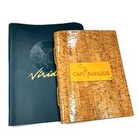 Cubierta de Menú Personalizada con Logotipo Grabado para Restaurantes y Cafés de Lujo