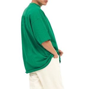 T-shirts Ringer Oversize Personnalisés Été 100% Coton & Polyester pour Hommes, Style Streetwear avec Col Élargi, Modèle Uni Complémentaire 2026 - Product Image 2