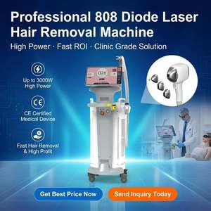 <span class=keywords><strong>Appareil</strong></span> médical certifié CE, taille de spot interchangeable, 3000W haute puissance, 755nm 808nm 940nm 1064nm, machine d'épilation au laser diode - Product Image 1