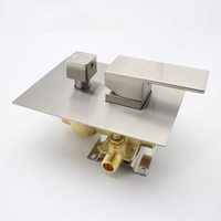 Robinet de Douche Mélangeur 3 Voies en Nickel Brossé Premium avec Équilibrage de Pression et Contrôle de Température – Kit Complet