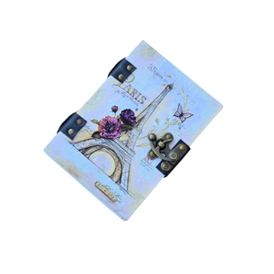 Spiral Notebook <b>Diary</b> Hard Cover with Metal Closure Unlined Pages Customized Size for Best Price - Product Image 1