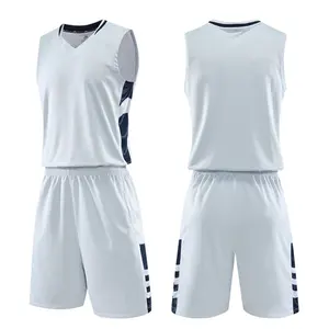 Uniformes de basket-ball avec votre propre logo, maillot de basket-ball en polyester respirant, sublimation, costume de basket-ball pour hommes et étudiants - Product Image 2