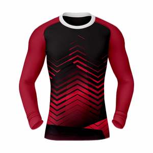 Camiseta de protección UV personalizable Rash Guard para atletas - Product Image 1
