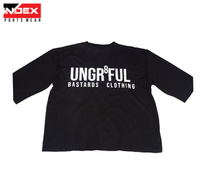 T-shirts délavés à l'acide de grande taille pour hommes de haute qualité 100% coton épais en détresse soleil fané pour peigné personnalisable - Product Image 3