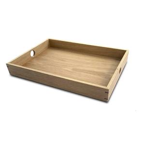 ถาดเสิร์ฟอเนกประสงค์พร้อมที่จับถาดไม้ทำด้วยมือสำหรับคาเฟ่โรงแรมและร้านอาหาร - Product Image 6