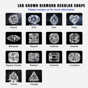Petits diamants de taille moyenne, cultivés en laboratoire, taille ronde brillante, clarté VS1, couleur Fancy Light E, diamants en vrac, taille complète, pour bijoux certifiés - Product Image 3