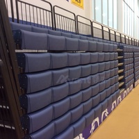 Système de sièges rétractables Avant Mobile, tribune manuelle, commande électrique, tribune télescopique, gradins pour événements, gradins pour terrain de badminton