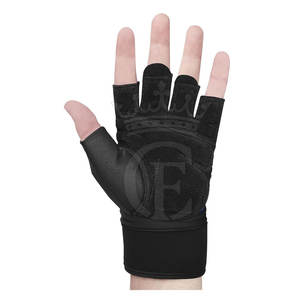 Concevez vos propres gants de gymnastique demi-doigts Gants de fitness en cuir personnalisés pour le sport et la salle de sport - Product Image 5