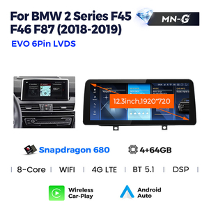 MEKEDE 1920*720P Qualcomm 680 Lettore Video Android con Schermo Touch, Radio Stereo per Auto, DVR per <span class=keywords><strong>BMW</strong></span> Serie 2 <span class=keywords><strong>F45</strong></span> F46 F87 2013-2019 - Product Image 3