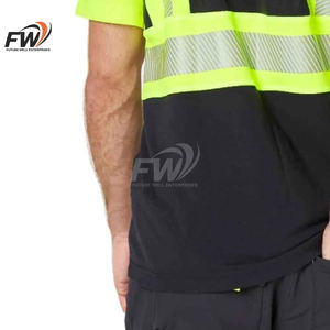 Uniforme de Trabajo de Algodón para Trabajadores de la Construcción, Minería e Industria, Ropa de Trabajo con Logotipo Personalizado, Ropa de Seguridad Reflectante, Camisetas de Alta Visibilidad - Product Image 3