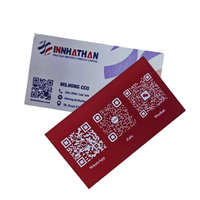 Tarjeta de visita Entrega rápida Impresión duradera y precisa Venta al por mayor Productor de personalización ecológico Hecho en Vietnam