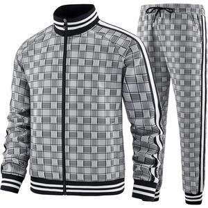 Chándal personalizado a prueba de sudor para hombre, ropa deportiva, traje de Jogger con bordado de impresión de logotipo y marca de etiqueta privada - Product Image 2