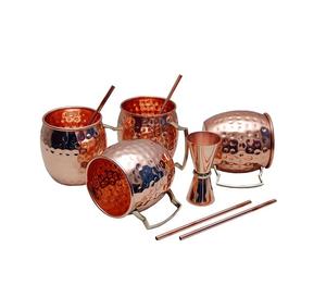 Meilleures ventes de tasses en cuivre massif pur pour Moscou Mule Tasse à bière et à cocktail personnalisée faite à la main de style moderne - Product Image 6