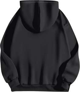 เสื้อมีฮู้ดลำลองสำหรับผู้ชาย, เสื้อฮู้ดลำลองสีพื้นใส่ได้พอดีตัวสำหรับฤดูหนาวของผู้ชาย - Product Image 1