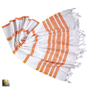 Serviette de plage turque 100 coton, vente en gros, serviette de plage, portable, couverture de voyage absorbante, fabriquée en turquie, Logo denizli rond - Product Image 3