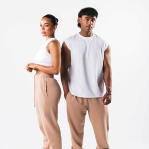 Venta al por mayor logotipo personalizado 350g polar Jogger pantalones fábrica cintura elástica pierna ancha pantalones de chándal gruesos - Product Image 5