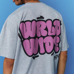 Nueva camiseta personalizada de algodón de alta calidad con estampado de pantalla, camiseta de gran tamaño para hombre, camisetas con serigrafía, fabricante de camisetas ringer - Product Image 5