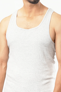 Débardeur décontracté vierge de haute qualité, personnalisable en gros, respirant, doux, sans manches, idéal pour la gym, le fitness, l'entraînement, effet délavé au soleil - Product Image 3