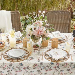 High End Quality Rattan Charger Plate Natural Wicker <b>Round</b> <b>Placemat</b> From Vietnam - Product Image 2