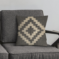 Coussin de siège carré en laine et jute tissé à la main, écologique, imprimé, idéal pour la maison, l'hôtel, le bureau, le restaurant - Meilleure vente