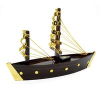 Modèle d'hélicoptère en laiton antique à la maison (jouet). Bien poli et sûr et meilleur jouet pour votre petit.