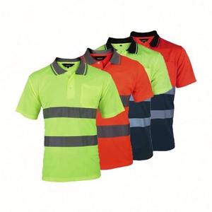 Customized Logo <b>High</b> Visibility Safety Reflective <b>Shirts</b> Reflective Safety Uniform Hi <b>Vis</b> Safety Polo <b>Shirts</b> - Product Image 6