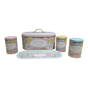 Ensemble de 5 pièces en métal pour pain et épices Evle Cafe De Paris Collection - Product Image 1