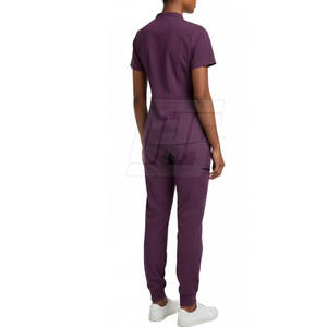 Uniforme d'infirmière pour femmes, ensemble de blouses confortables et respirantes avec haut et pantalon pour l'hôpital, la clinique et le travail quotidien - Product Image 4