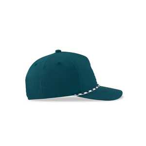 หมวก5แผงหมวกสีฟ้าปีกโค้งแบบกำหนดเองเชือก2025มืออาชีพใหม่ล่าสุด - Product Image 3