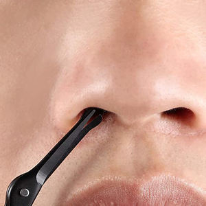 Ciseaux professionnels en acier inoxydable à pointe arrondie avec revêtement en titane noir ciseaux de coupe de cheveux - Product Image 6